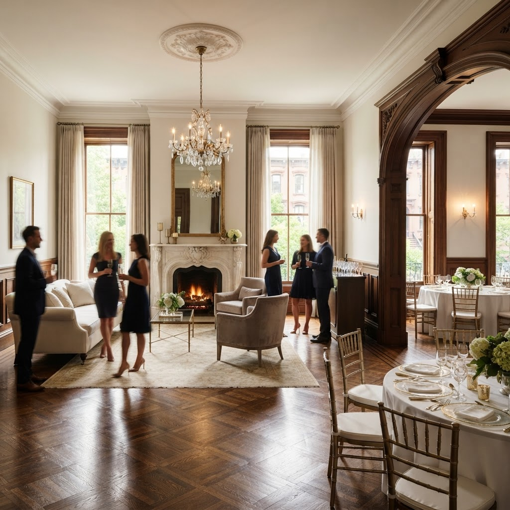 The Ashford Townhouse, a private townhouse event venue in Upper East Side